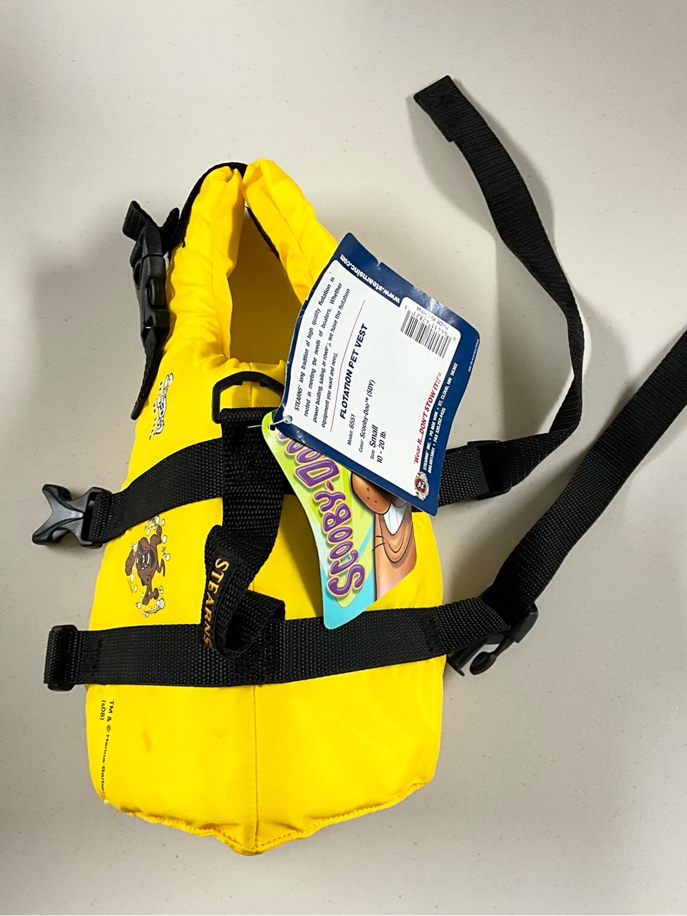 Dog Yellow Life Jacket Vest